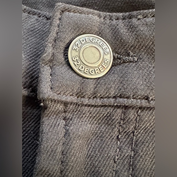 32 Degrees black slim fit sweatpants Jean NWT size 10 - Picture 3 of 6